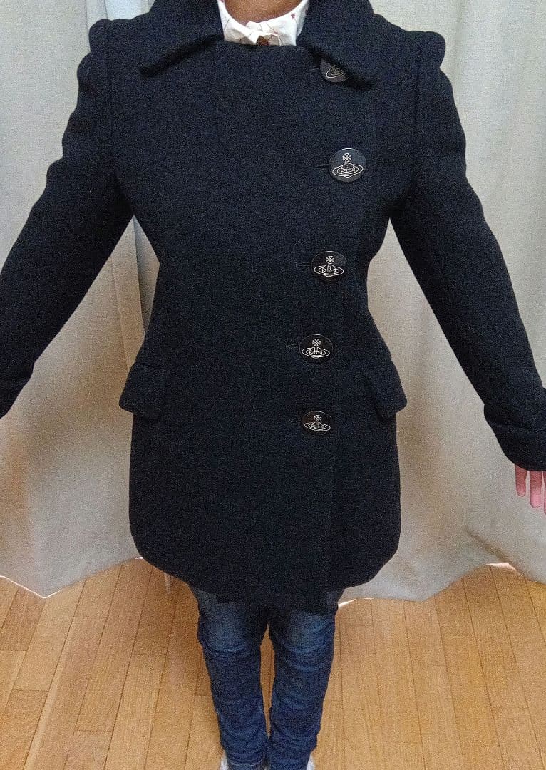 ヴィヴィアン　ショートコート　ブラック　1