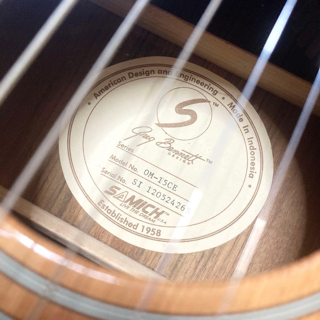 最終価格SAMICK グレッグベネット OM-15CE アコースティックギター