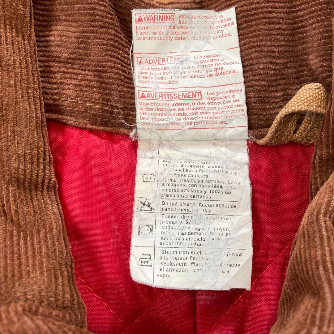 ★USA製★ Carhartt 中綿キルティング　オールインワン　つなぎ