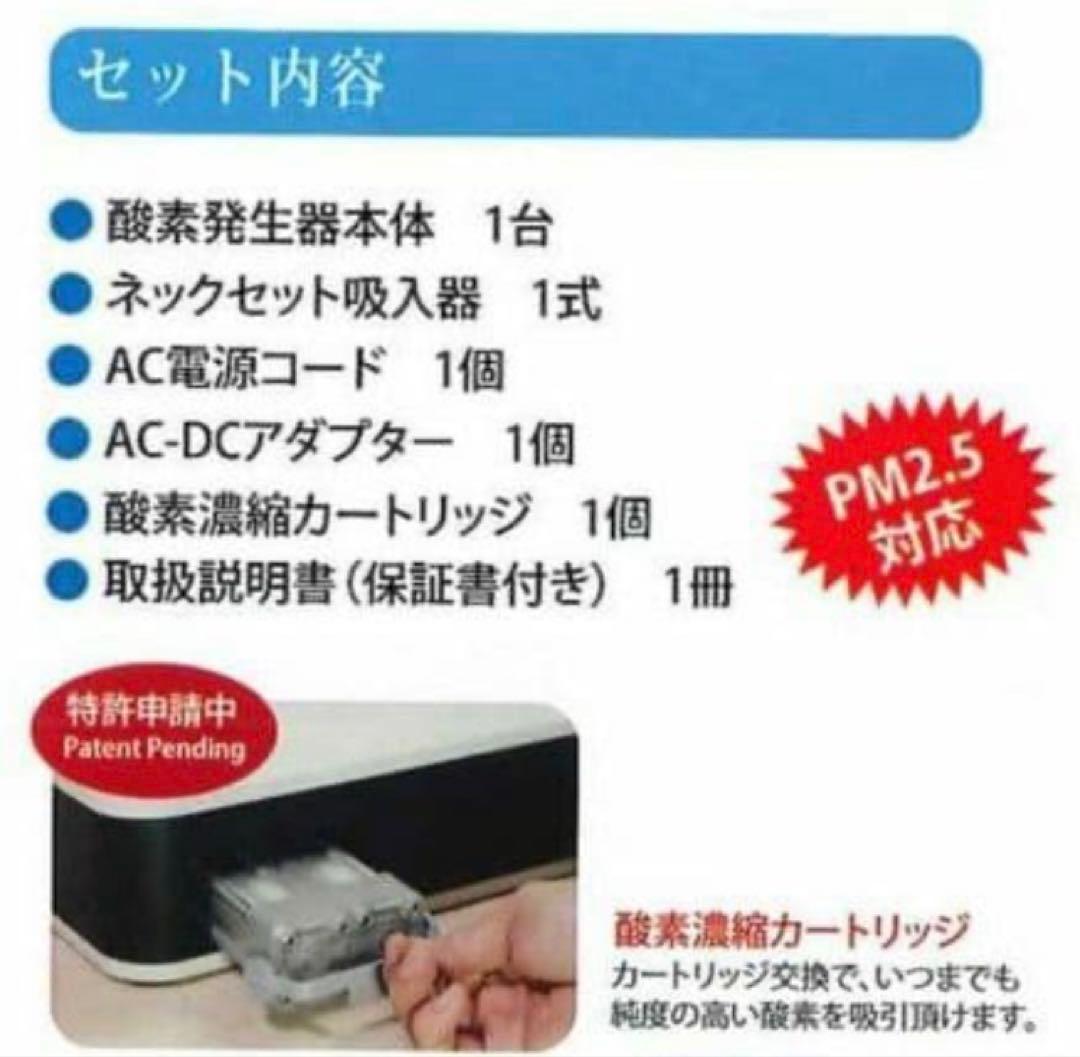 Oxy'z オキシーズ VIGOヴィーゴ 高濃度酸素発生器　VGVSA-01NR