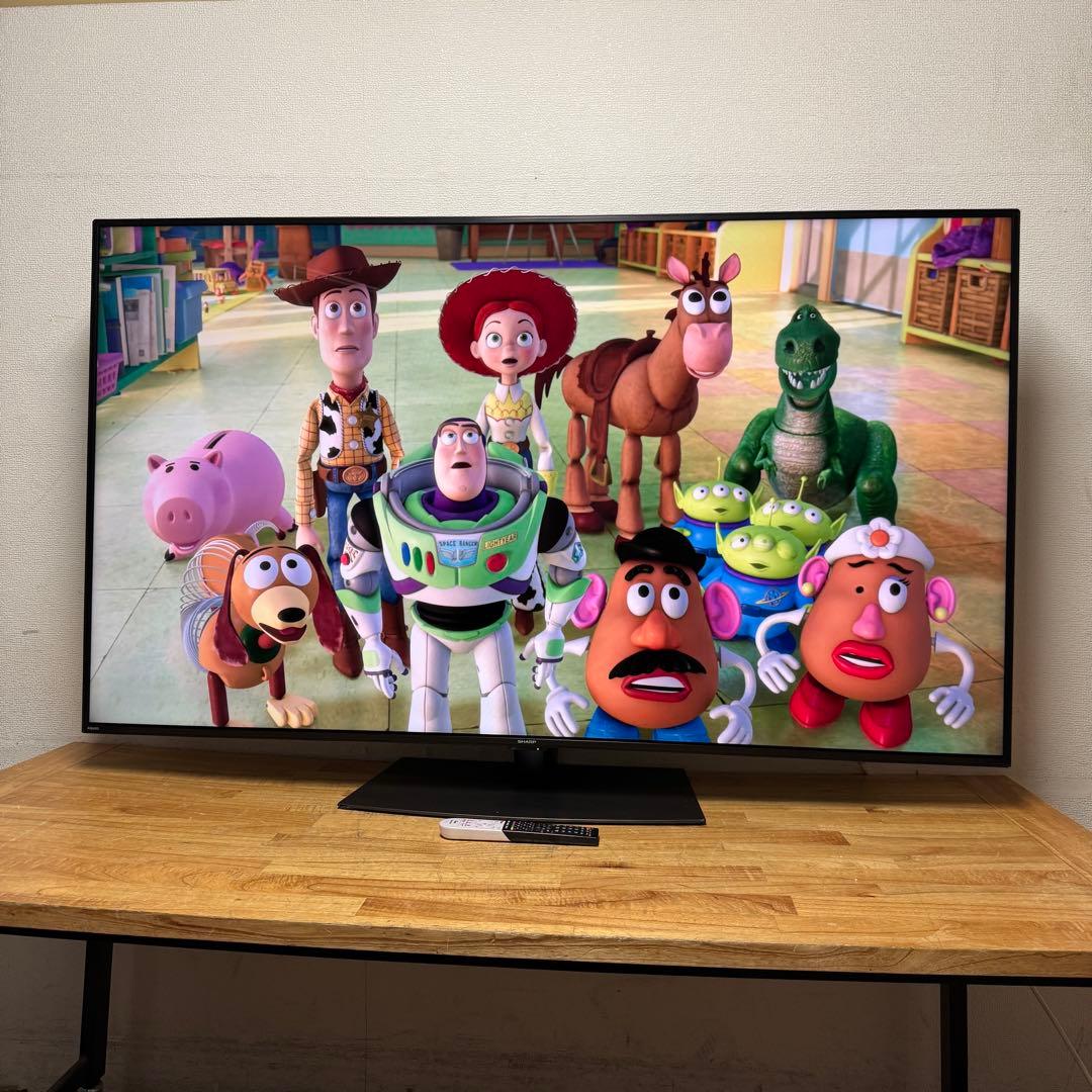 シャープ 60V型 4K 液晶テレビ AQUOS 4T-C60CN1 20年製