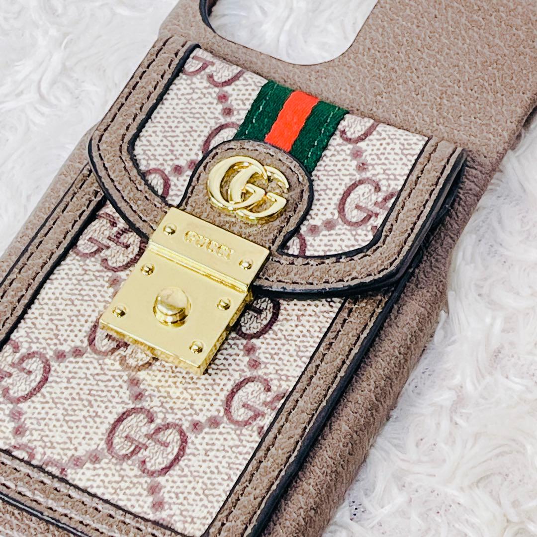 GUCCI グッチ iPhone14 GGキャンパス マーモント シェリーライン