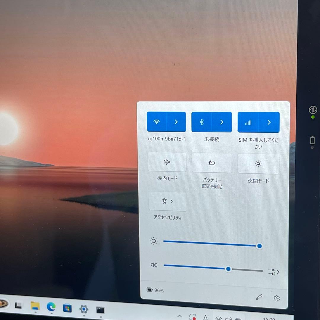 #272 Panasonic CF-XZ6 タブレットi5-7300U 8GB