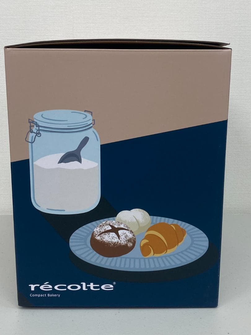 レコルト コンパクトベーカリー RBK-1(W) クリームホワイト パン作り