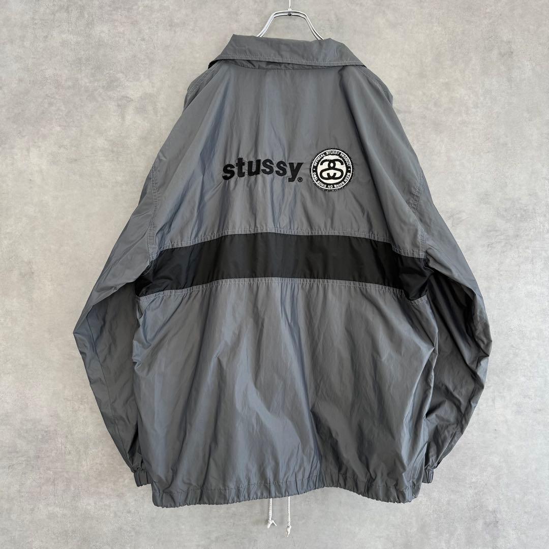 90sOLD STUSSY SPORT ステューシー ナイロンジャケットXL相当