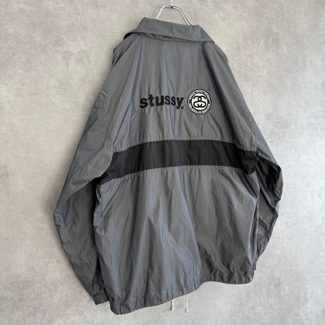 90sOLD STUSSY SPORT ステューシー ナイロンジャケットXL相当