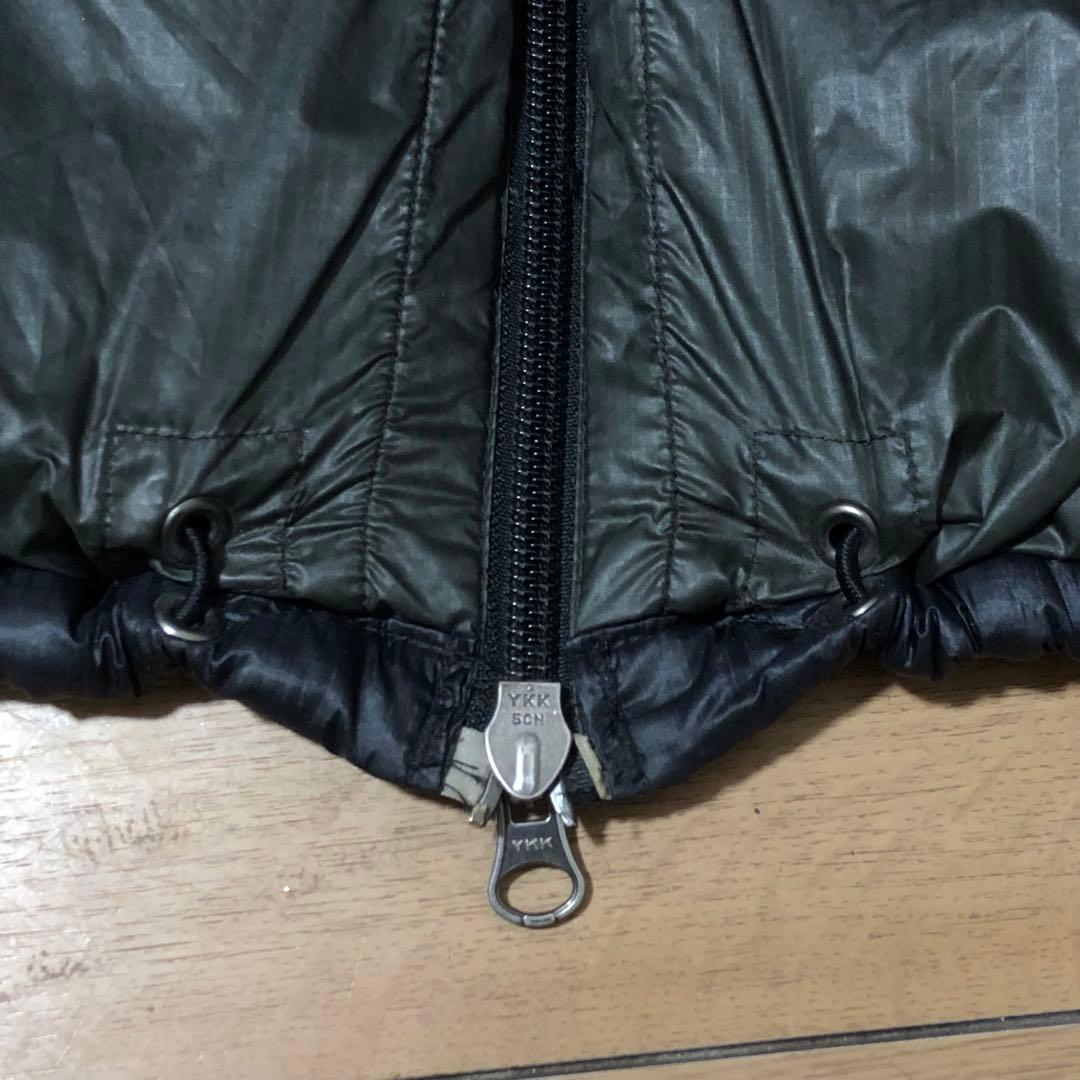 MOONSTONE ムーンストーン　キルティングダウンジャケット　刺繍ロゴ　黒色