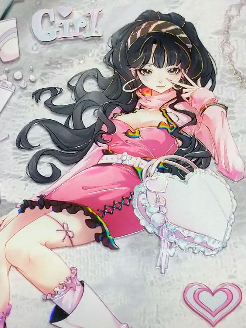 ✩のこり２✩J720＃回到2002(炫彩)切り売り海外人物マステ女の子