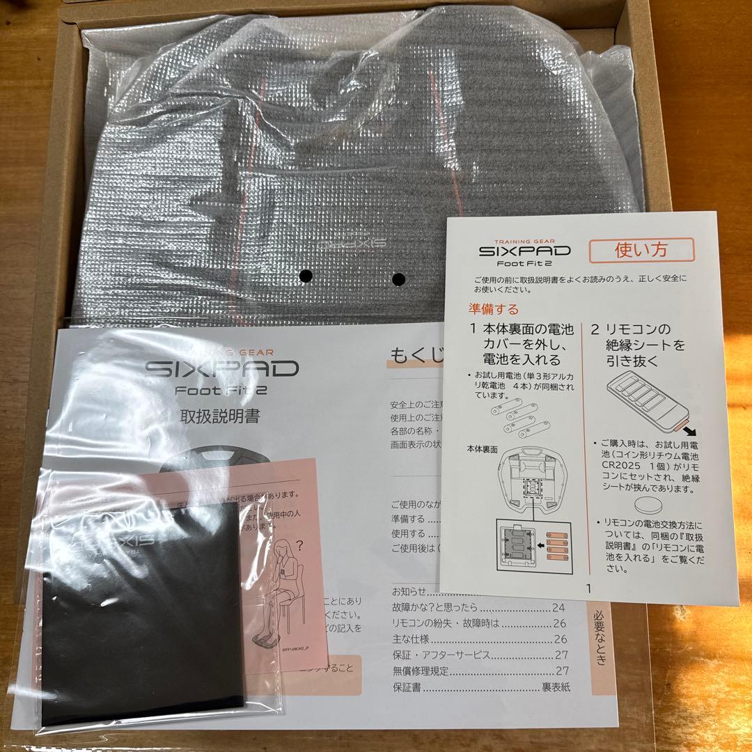 ウエイトトレーニング SIXPAD SP-FF2310FA BLACK Footfit2