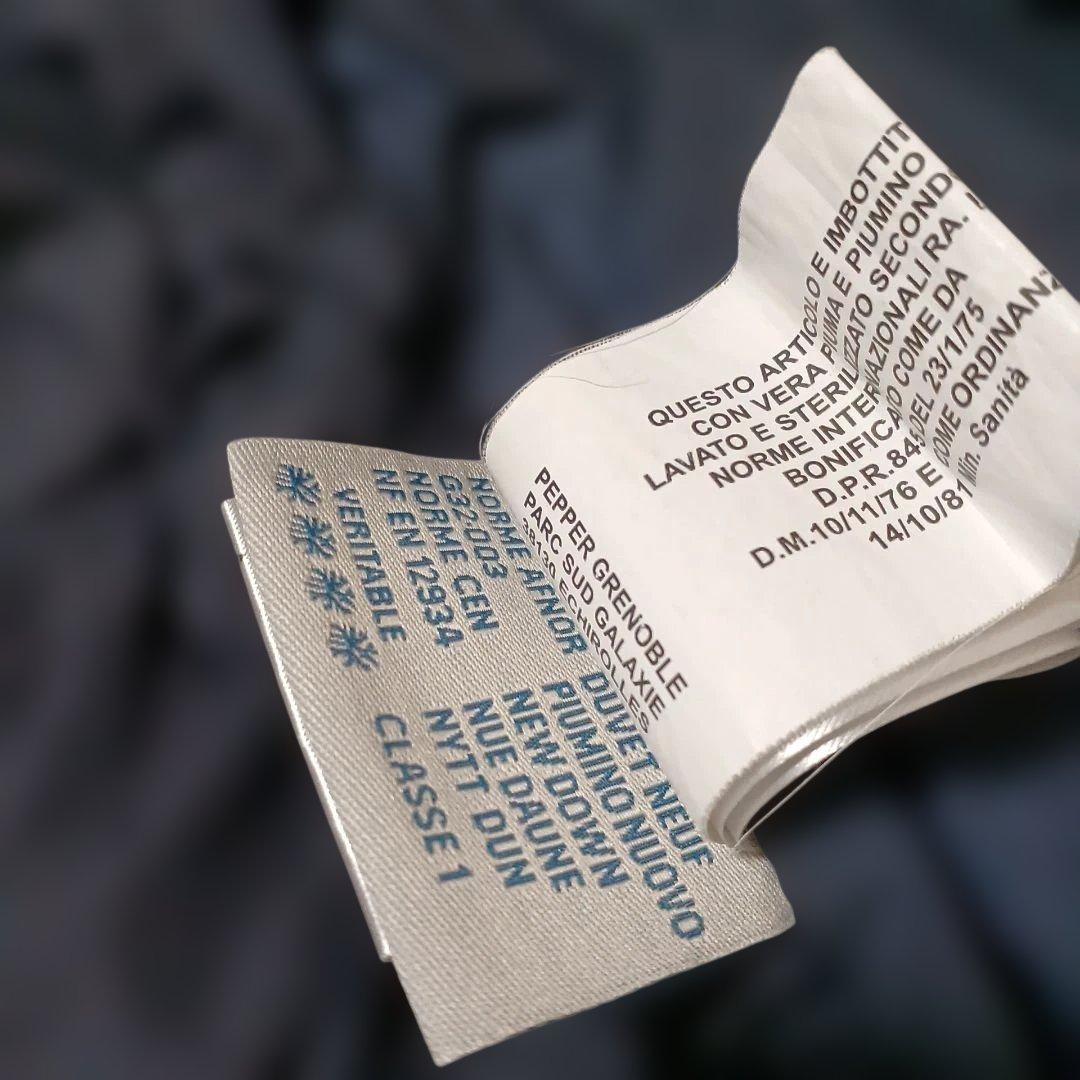 MONCLER 青 ダウンベストS(サイズ2)