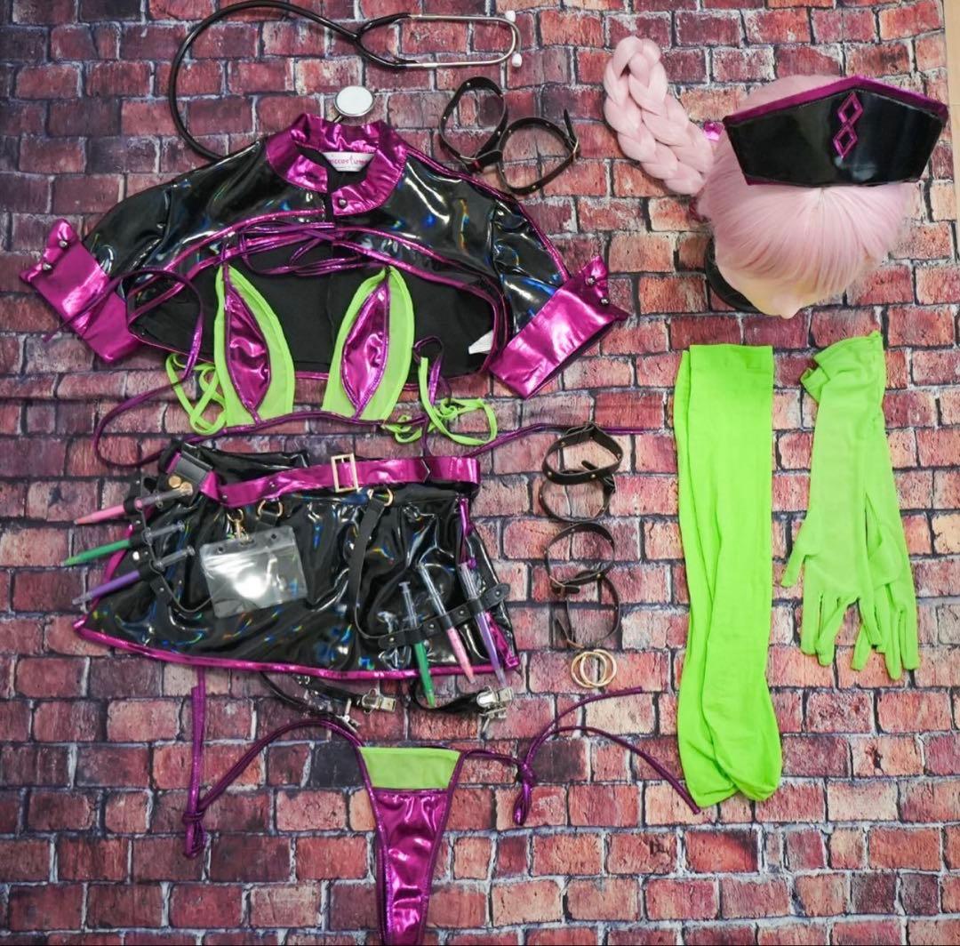 FGO ナイチンゲール コスプレ 衣装 ウィッグ付き ハロウィン Mサイズ