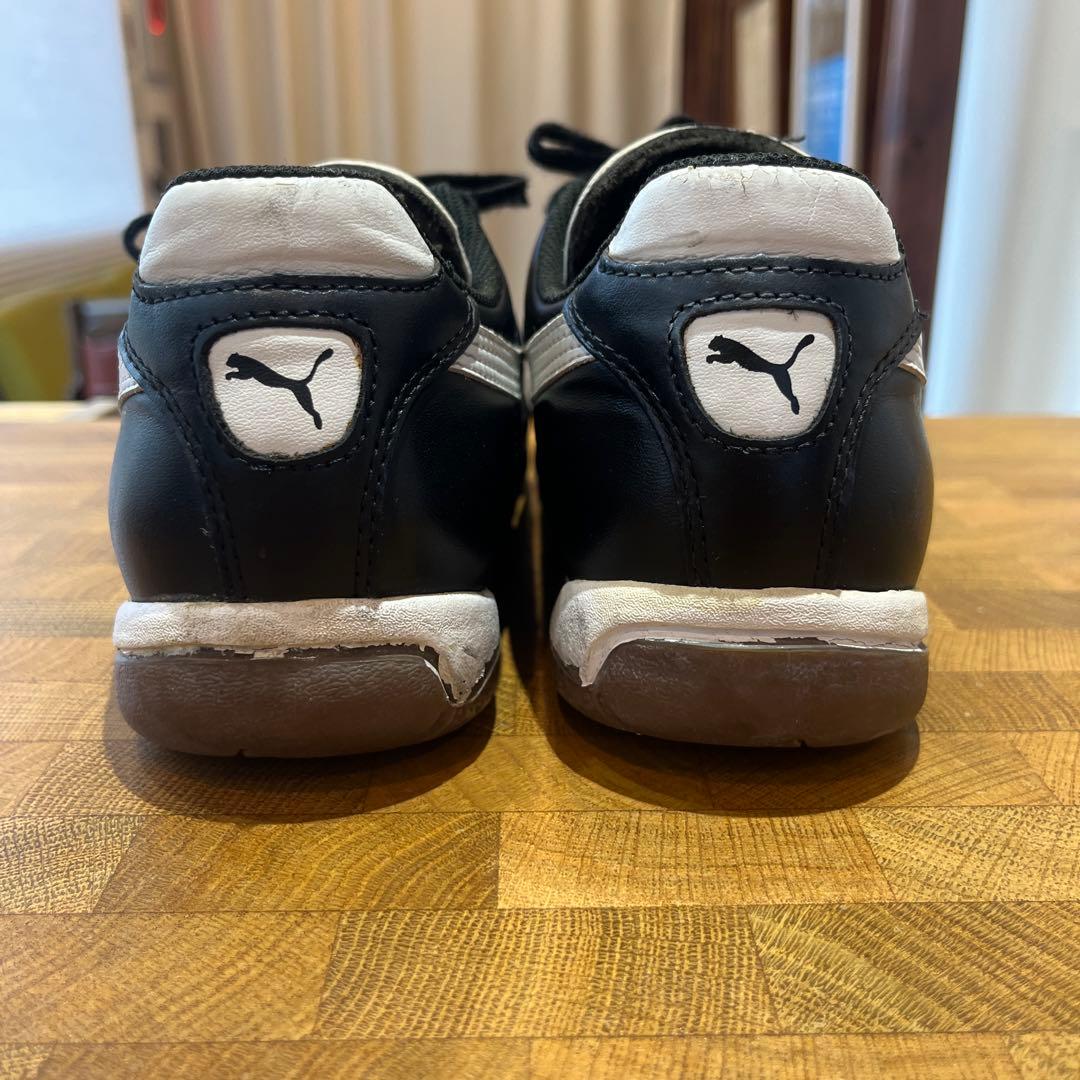 【王道】PUMA メキシコ IT ブラック 24.5cm 室内用 中古