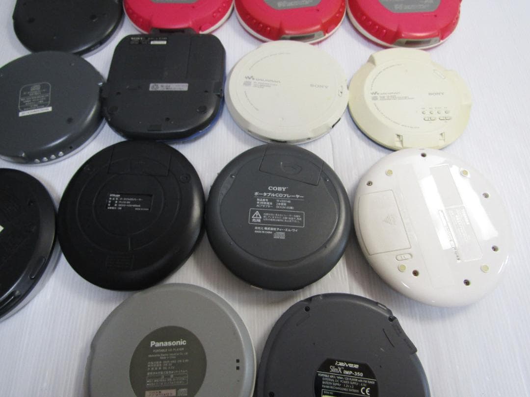 K0721 SONY ... ポータブルCDプレーヤー 14セット ジャンク
