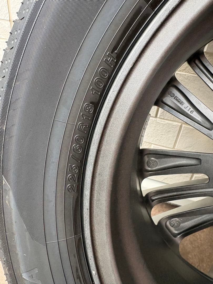 40系アルファード純正18インチ新車外しタイヤホイールヴェルファイア対応ノーマル