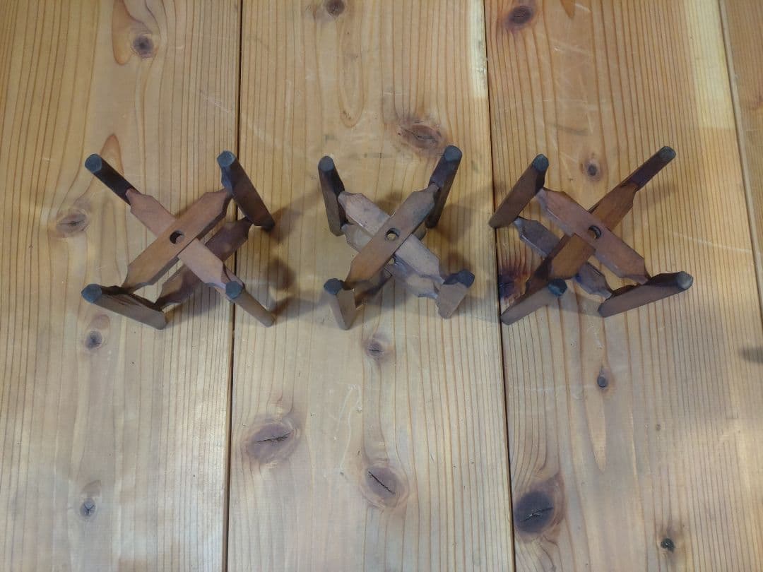 古民具　古道具　一斗桝と糸巻のセット　昭和レトロ　アンティーク