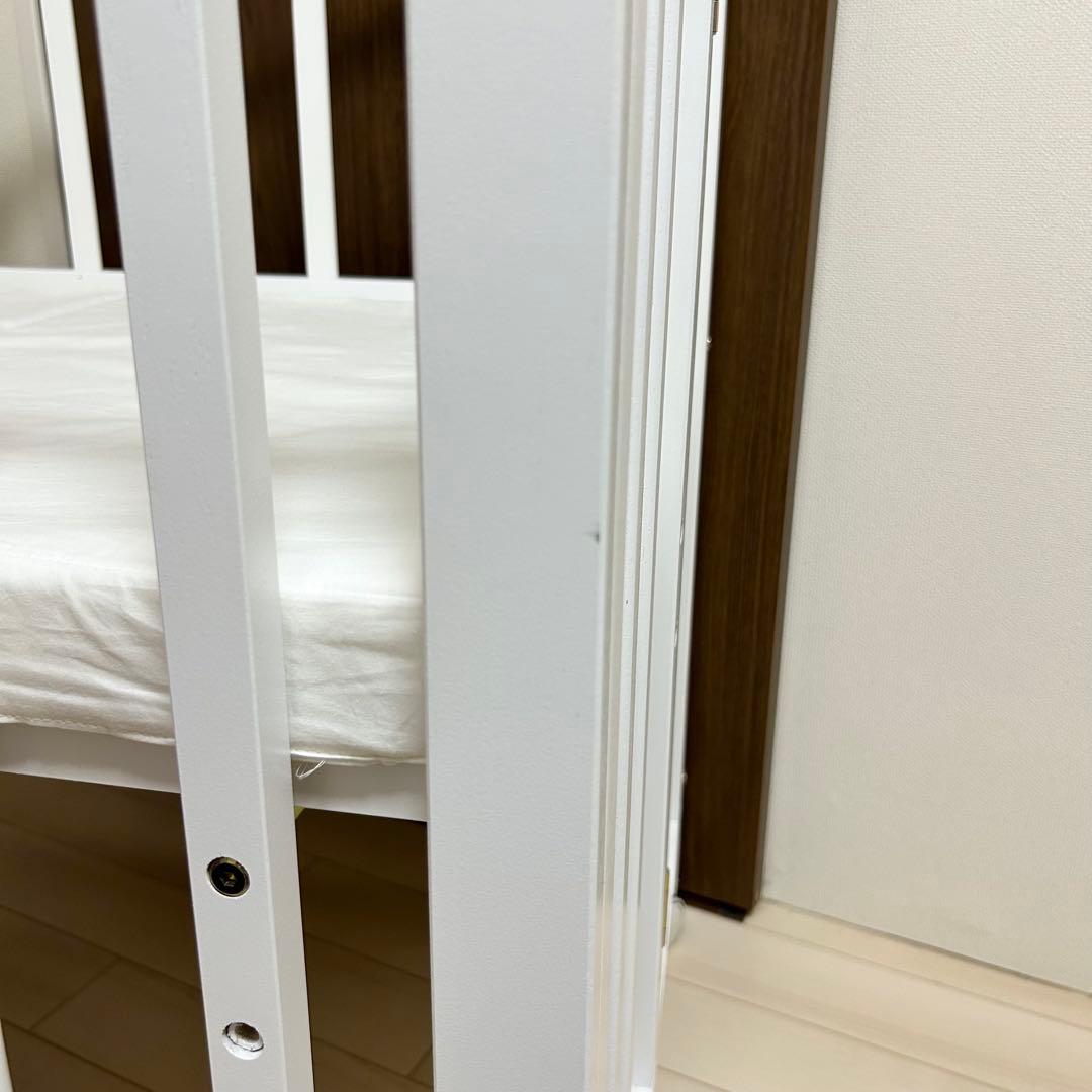 【美品】KATOJI ベビーベッド ミニ ホワイト 品番02006