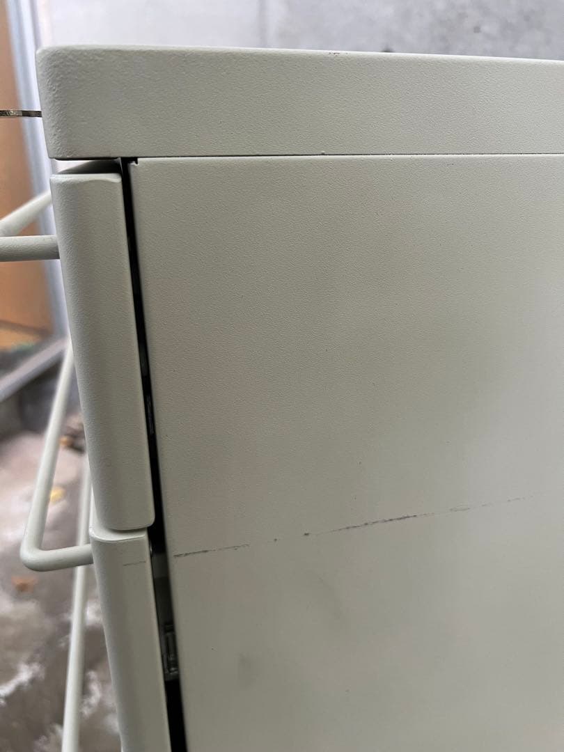 【手渡し限定／東京都新宿区】MUJI スチールキャビネット／ライトグレー