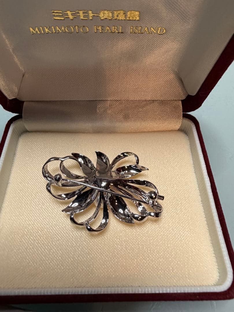 MIKIMOTO ミキモト真珠島 ブローチ シルバー パール　神宮寺勇太