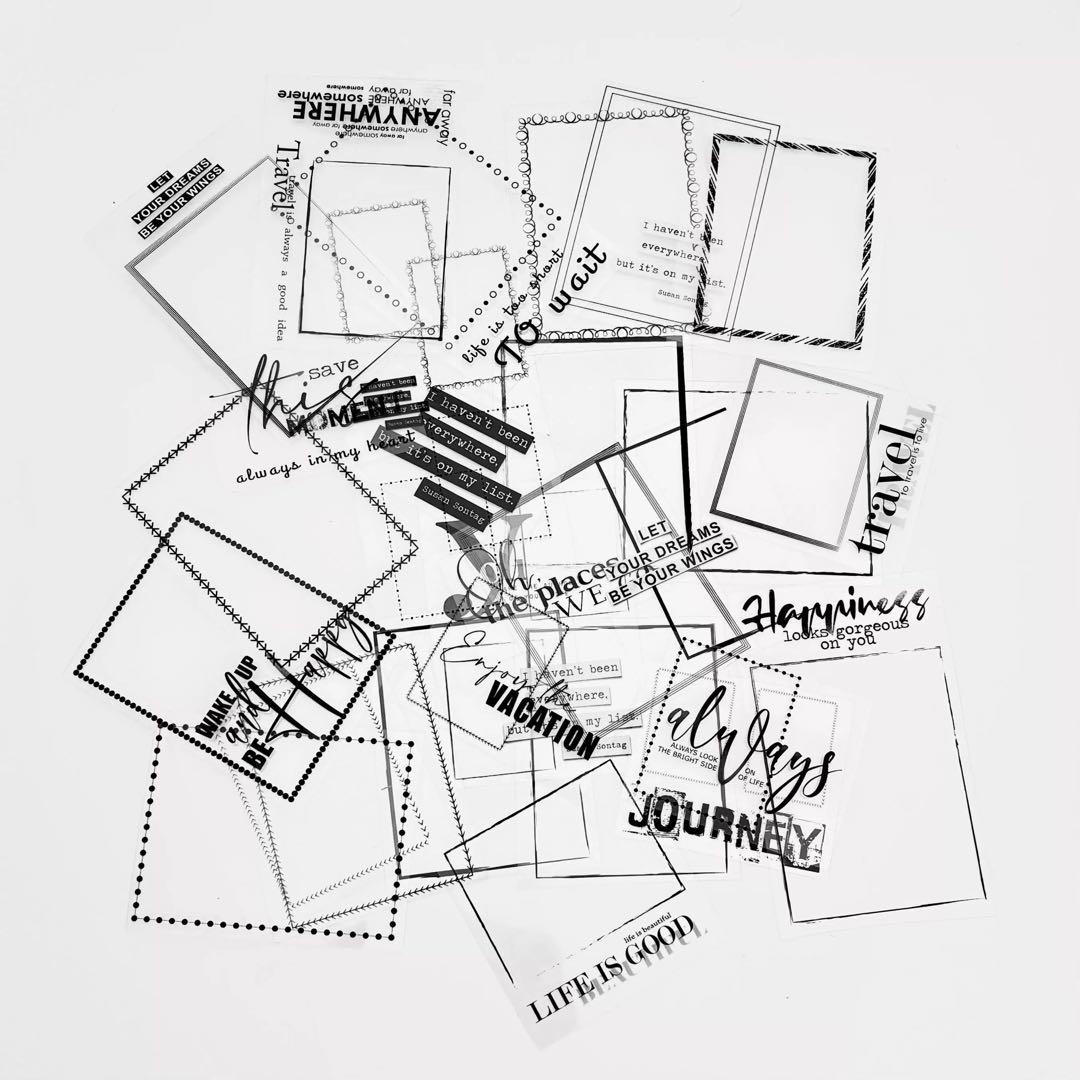 新品　不止辺枠シリーズ　PETマスキングテープ　マステ10m