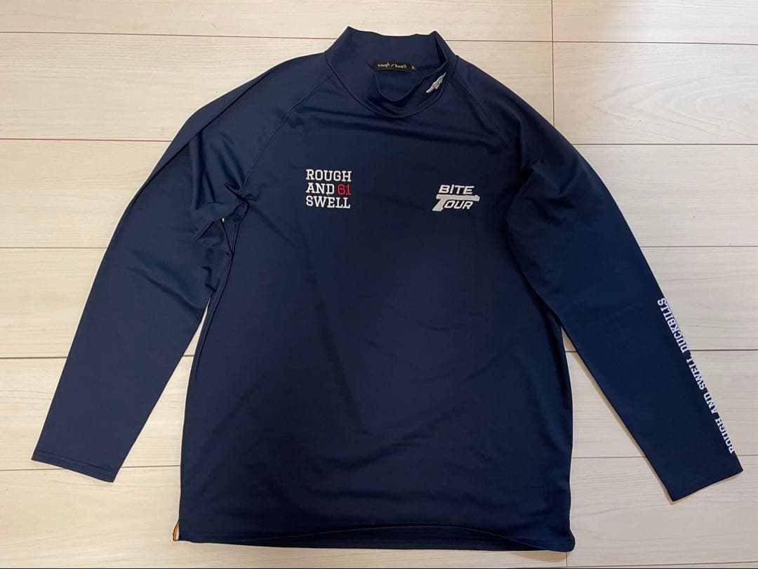 rough & swell モックネック　長袖シャツ