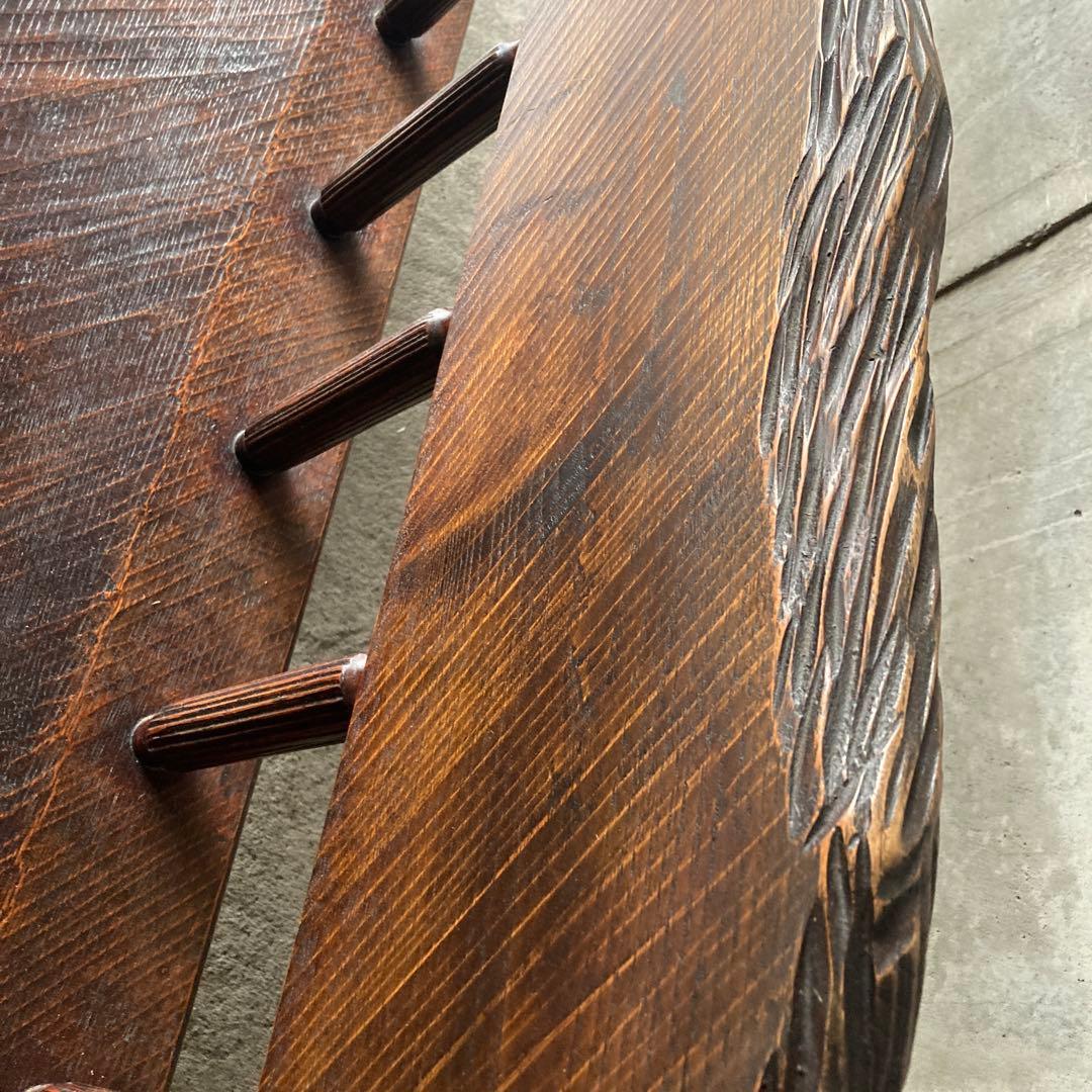 民藝椅子 無垢材 骨董家具　長椅子