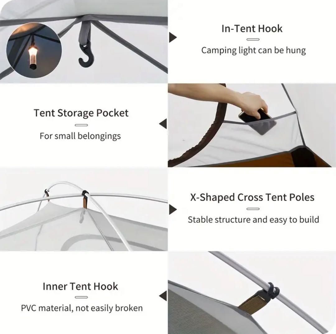 【専用】Naturehike 3人用テント シルバー