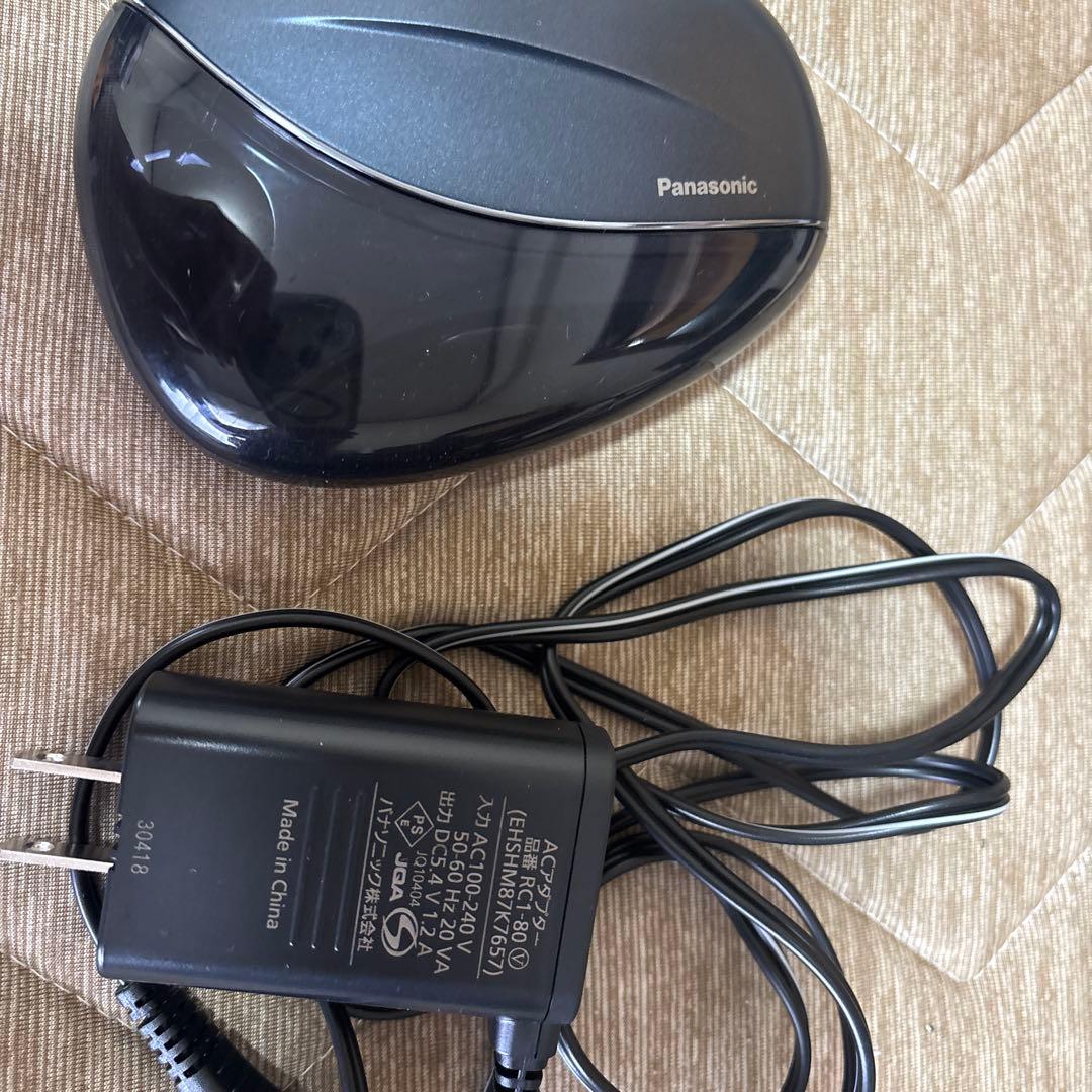 Panasonic 美顔器 黒 ACアダプター付き