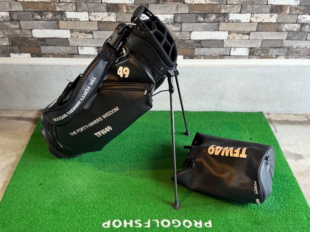 TFW49 ブラック キャディバッグ