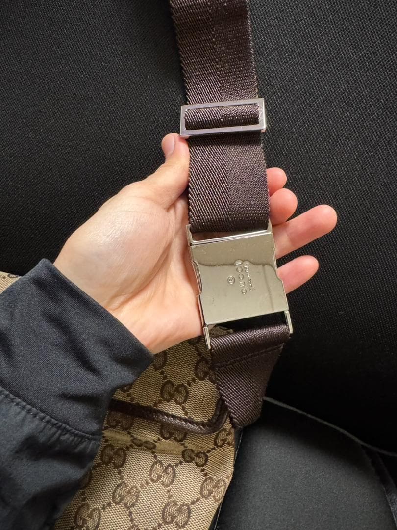 GUCCI グッチ ウエストバッグ ウエストポーチ GGキャンバス