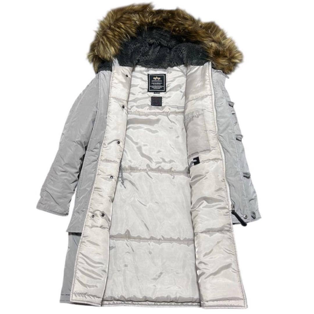 希少色！美品！アルファインダストリーズ N-3B ミリタリー シルバー