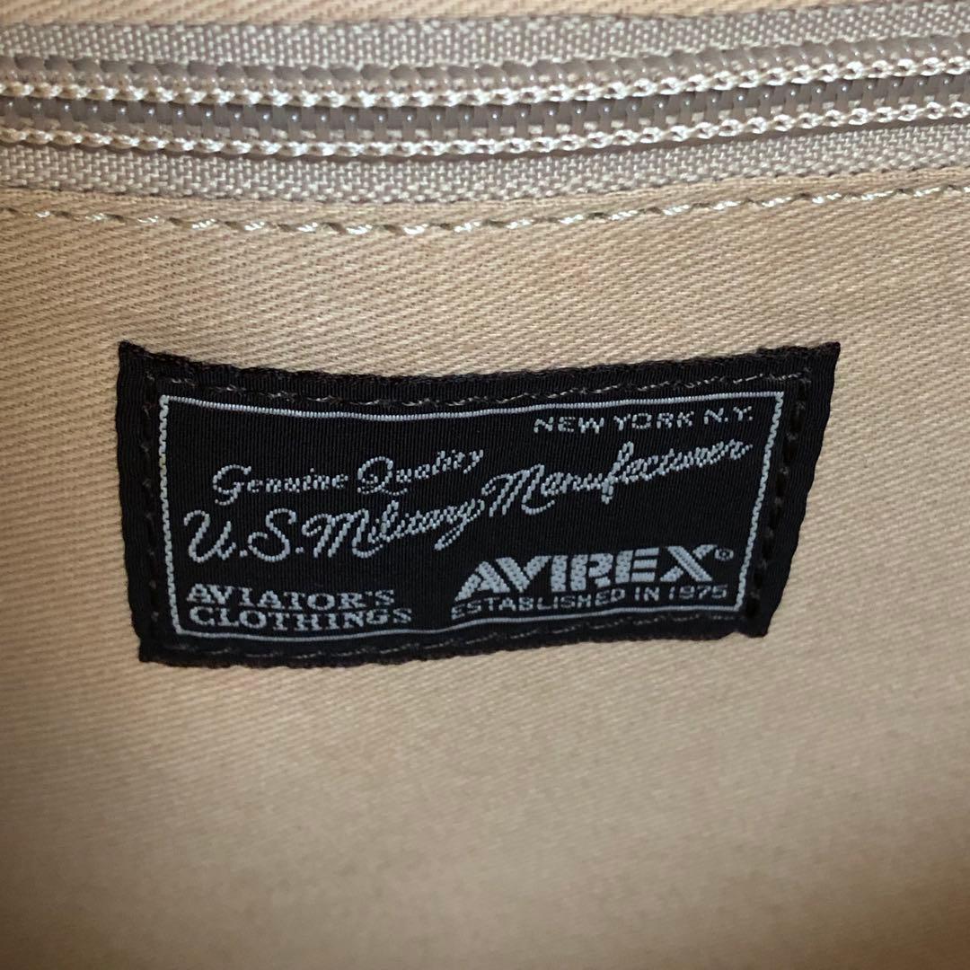 AVIREX レザー ショルダーバッグ BULTO アヴィレックス フラップ　茶