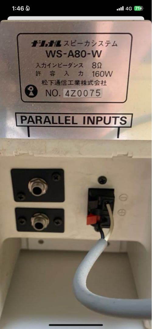 RAMSA WS-A80-W ペア＋天井取付金具付き スピーカーセット