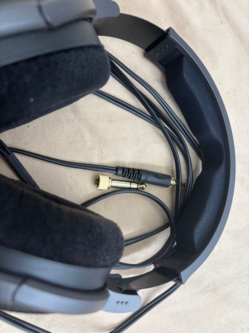 SENNHEISER HD600 開放型ヘッドホン 純正ケーブル付属 美品