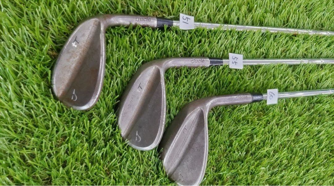 美品　jucie Ttウェッジ　ノーメッキ　51.55.60３本 モーダス115