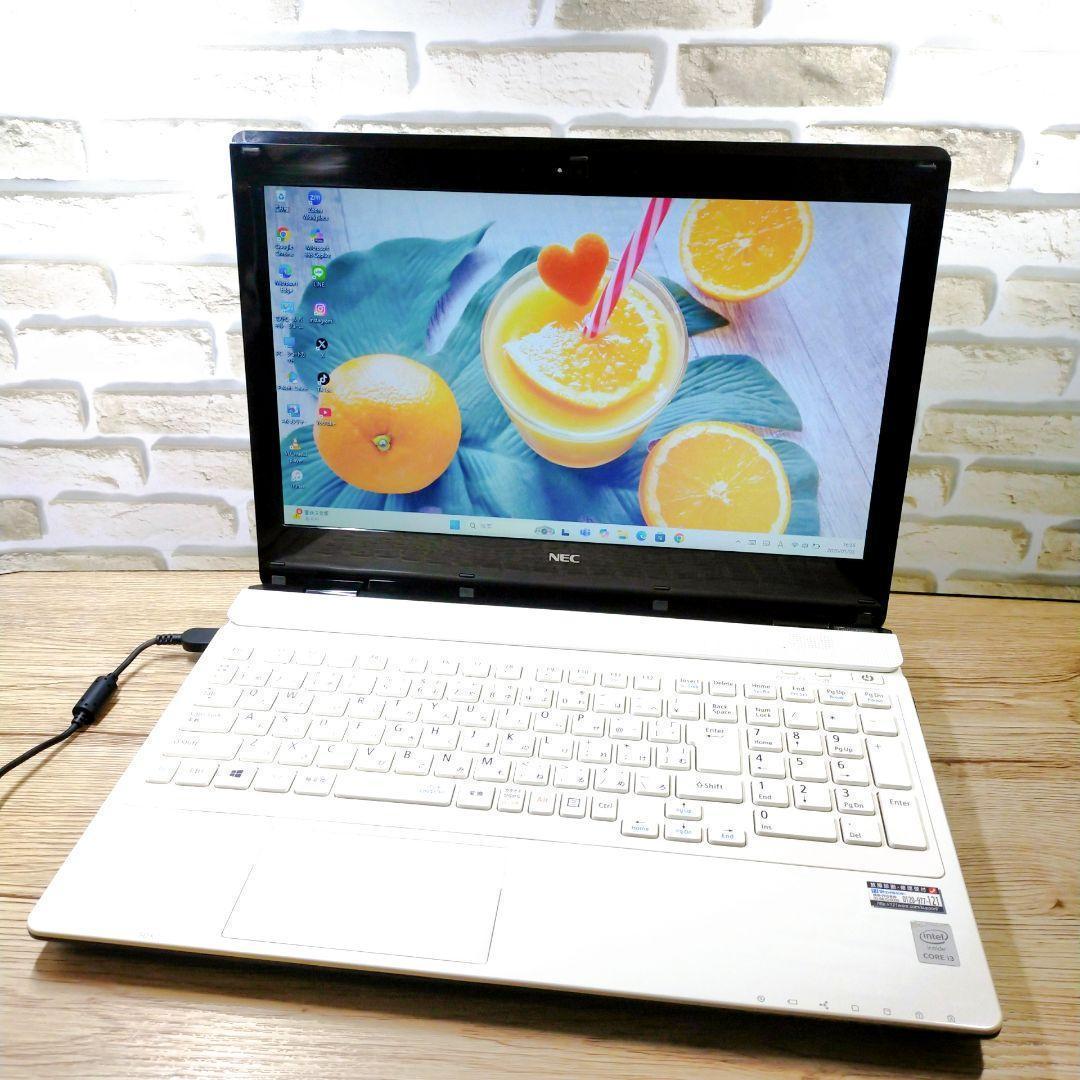 初心者向け☆NECノートパソコンWindows11 Webカメラ DVD付き