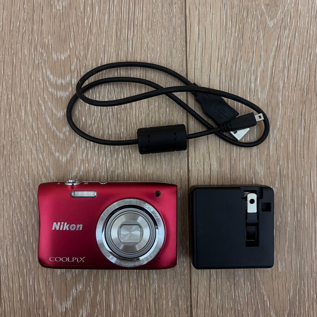 Nikon COOLPIX S2900 レッド 本体 充電器