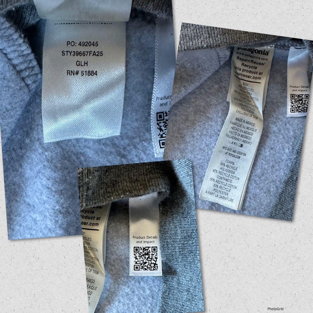 パタゴニア patagonia フィッツロイアイコンアップライザル スエット S