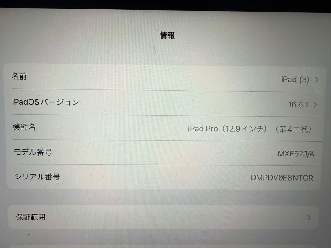 iPad Pro 12.9 第四世代　ペンシルセット