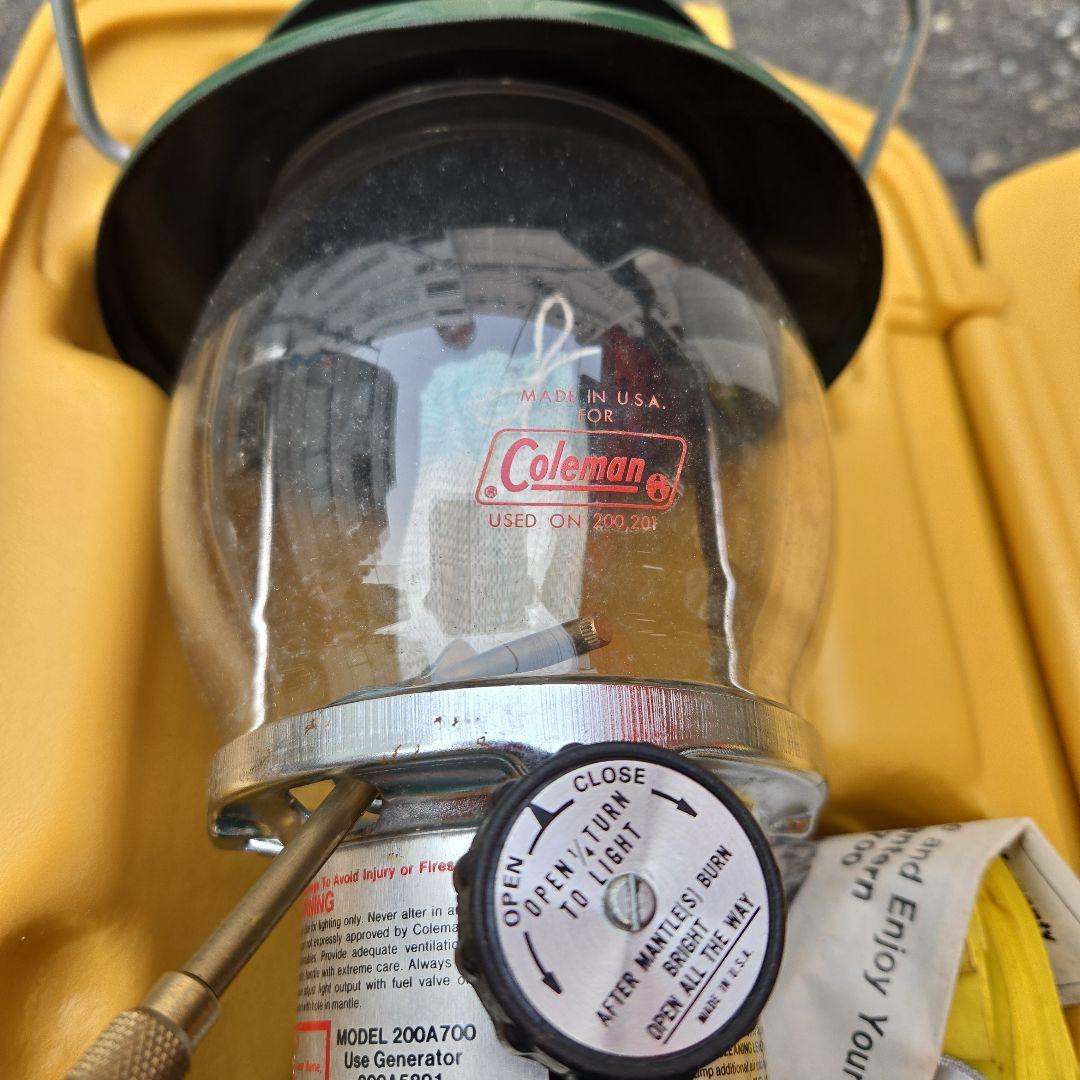 Coleman ランタン 200A700 コールマン グリーン 81年