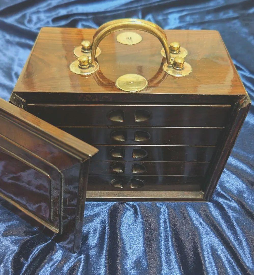 アンティーク 麻雀牌 木箱 レトロ 天然素材 竹牌