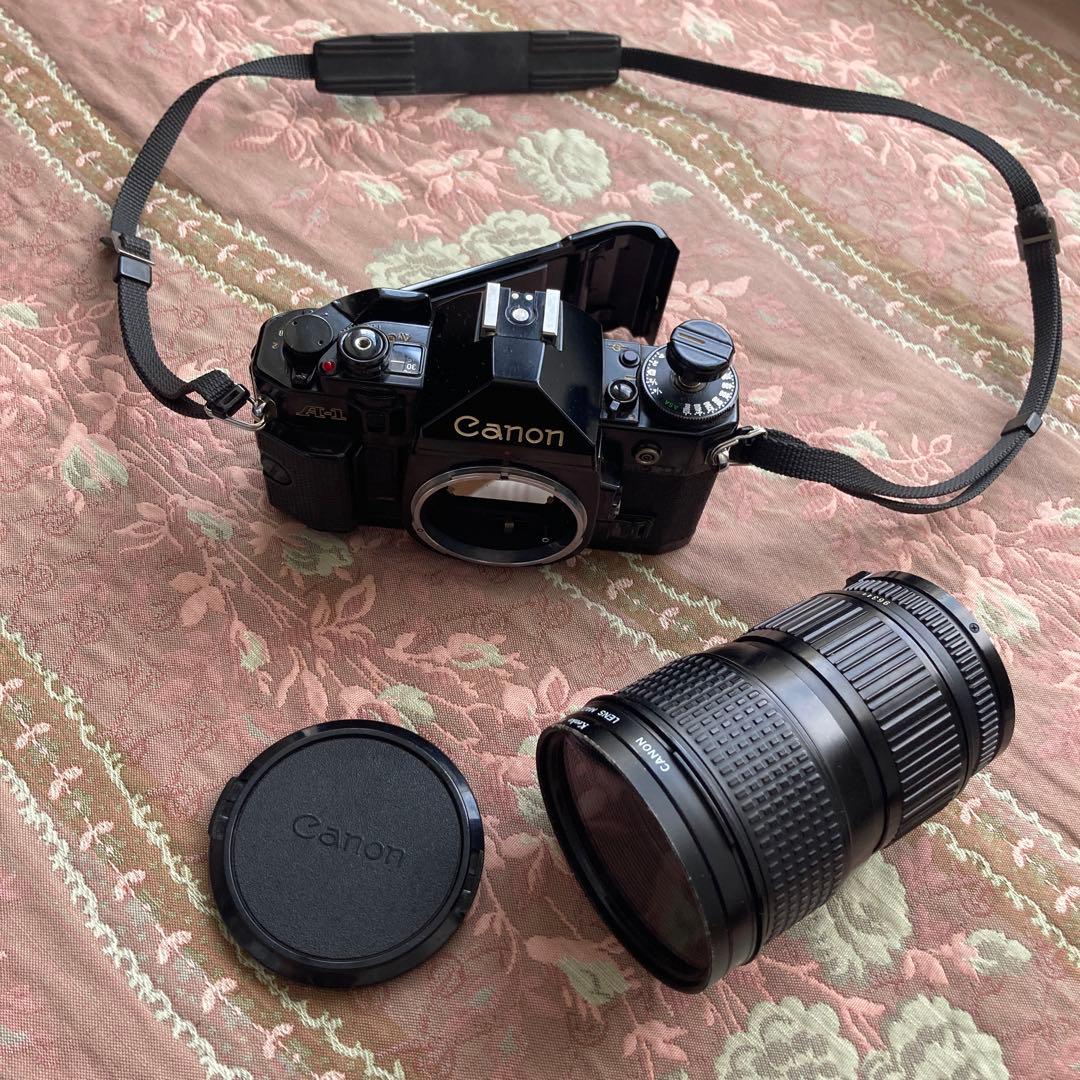 Canon A-1 一眼レフカメラ FD28〜85mmレンズ付き