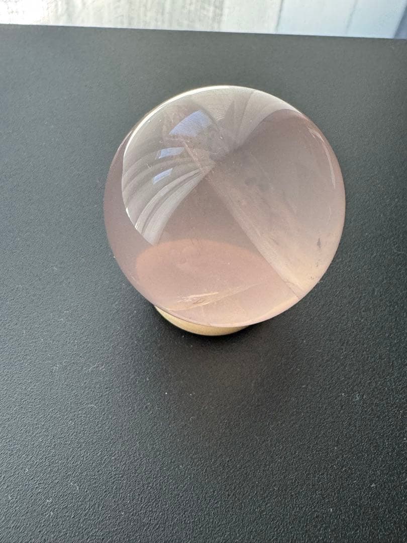 超高品質 ジェミーローズクォーツ スフィア　モザンビーク産