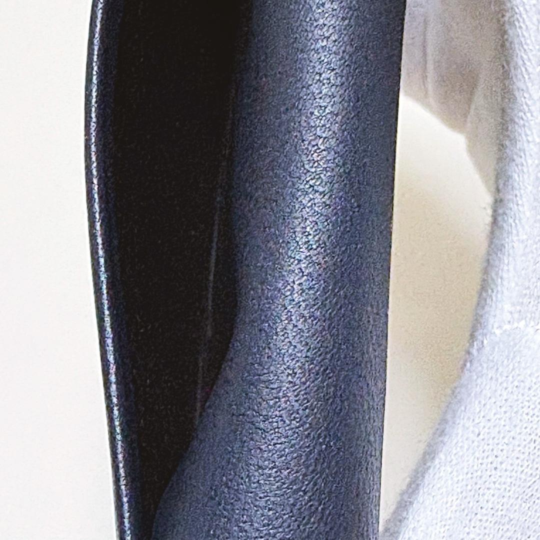 Paul Smith ポールスミス レザー 名刺入れ ストライプ ネイビー