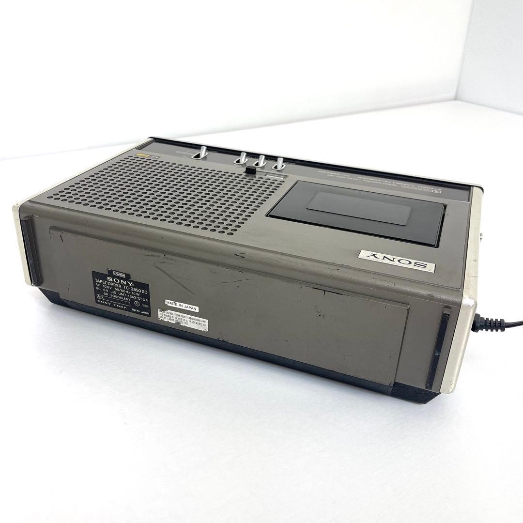 SONY TC-2850 SD カセットレコーダー　デンスケ 動作品