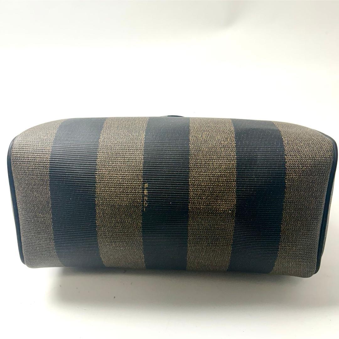 フェンディ　 ペカン　FFロゴ　PVC ハンドバッグ　ミニボストンバッグ