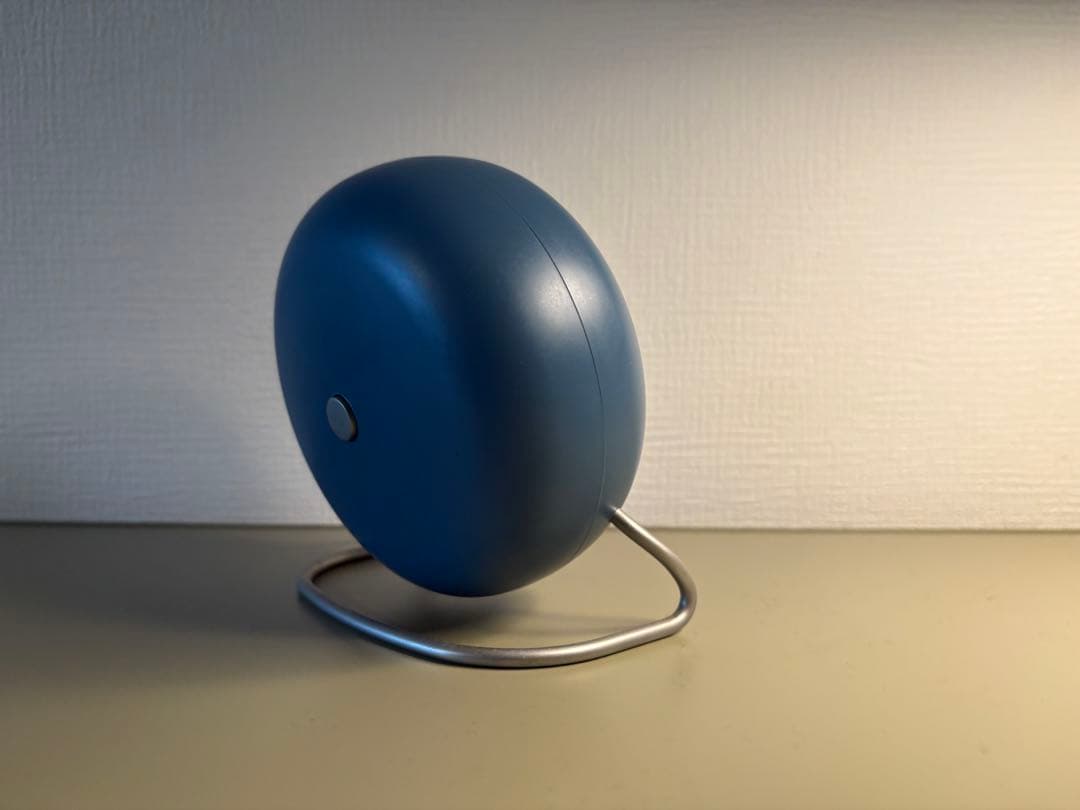 ヤコブセンの置き時計　ブルー