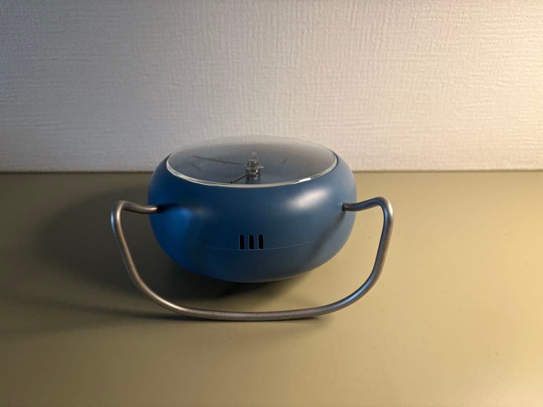 ヤコブセンの置き時計　ブルー