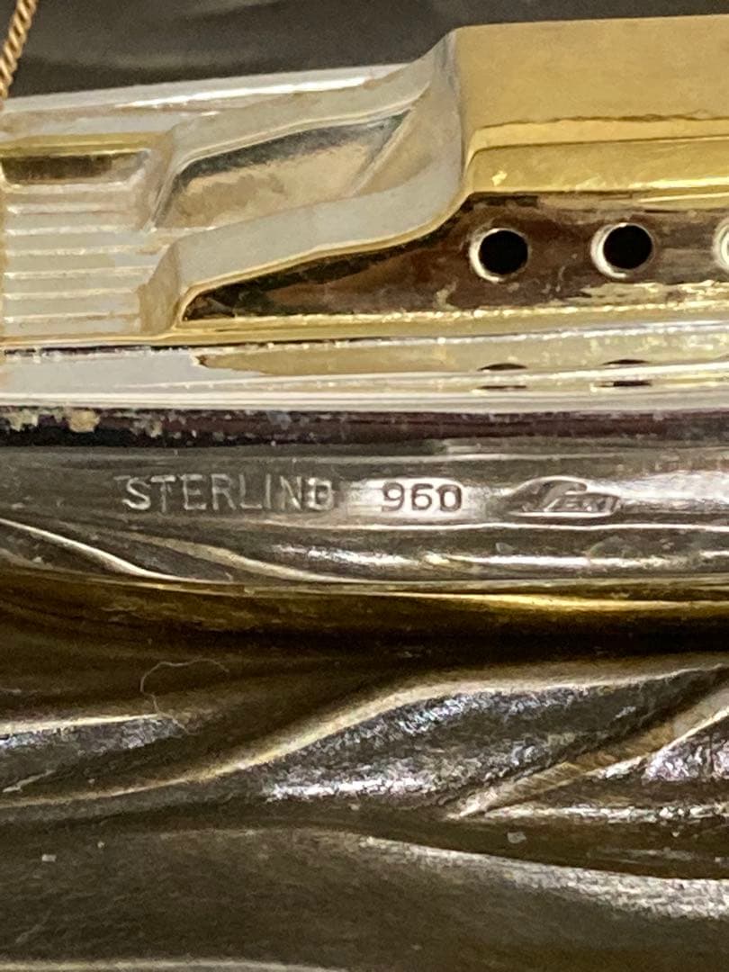 関工芸　銀製 ヨット 帆船模型 STERLING 960 SEKI 刻印
