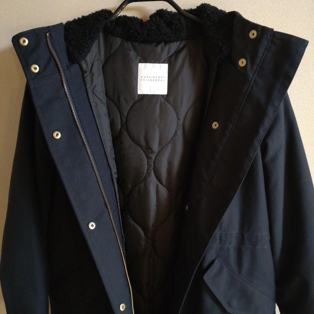 MACKINTOSH PHILOSOPHY／3WAYモッズコート／ネイビー／36