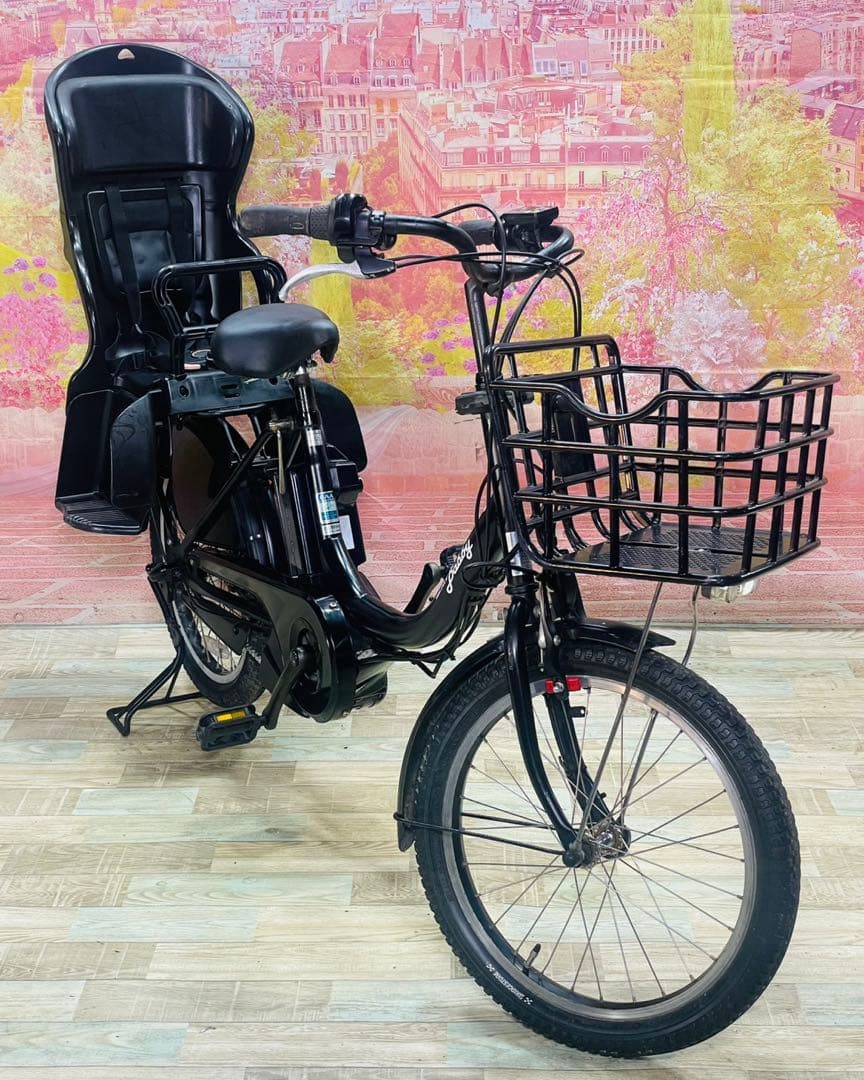 ZK3356 電動自転車ヤマハ パスバビー 子供乗せ 20インチ 送料無料